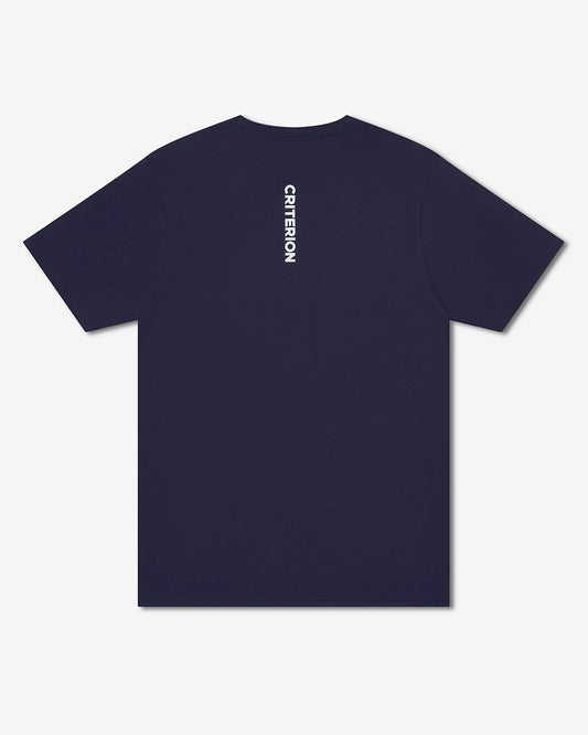 Navy Criterion Logo T-shirt