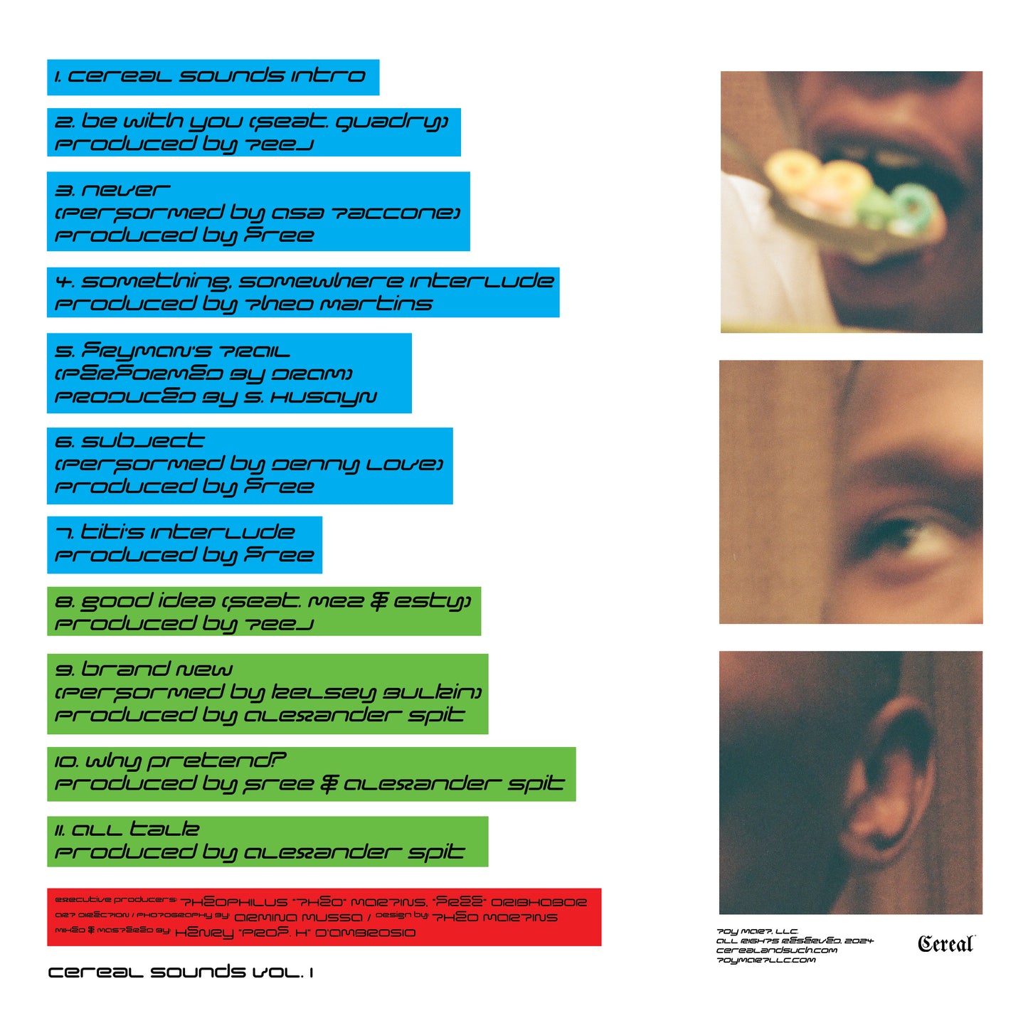 Cereal Sounds Vol. 1 Instrumentals
