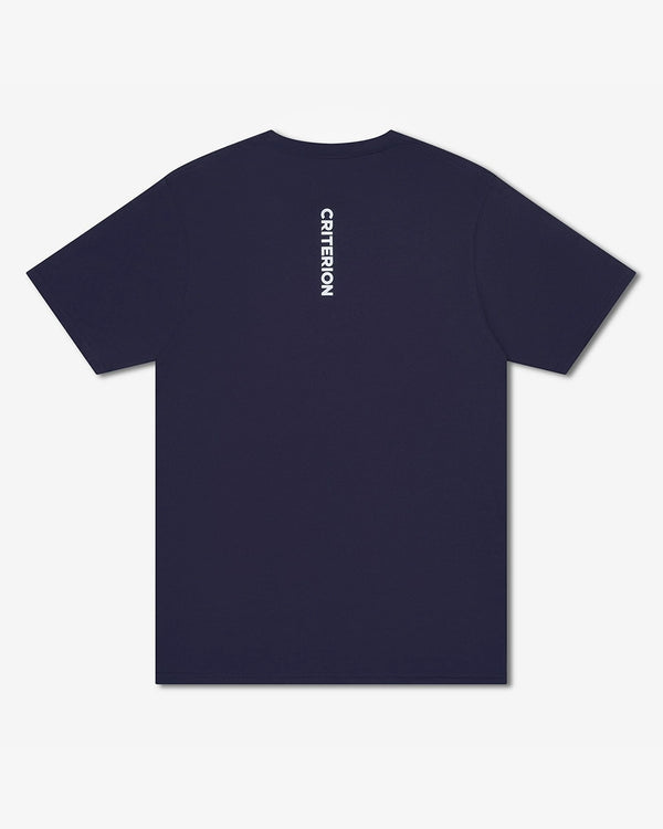 Navy Criterion Logo T-shirt