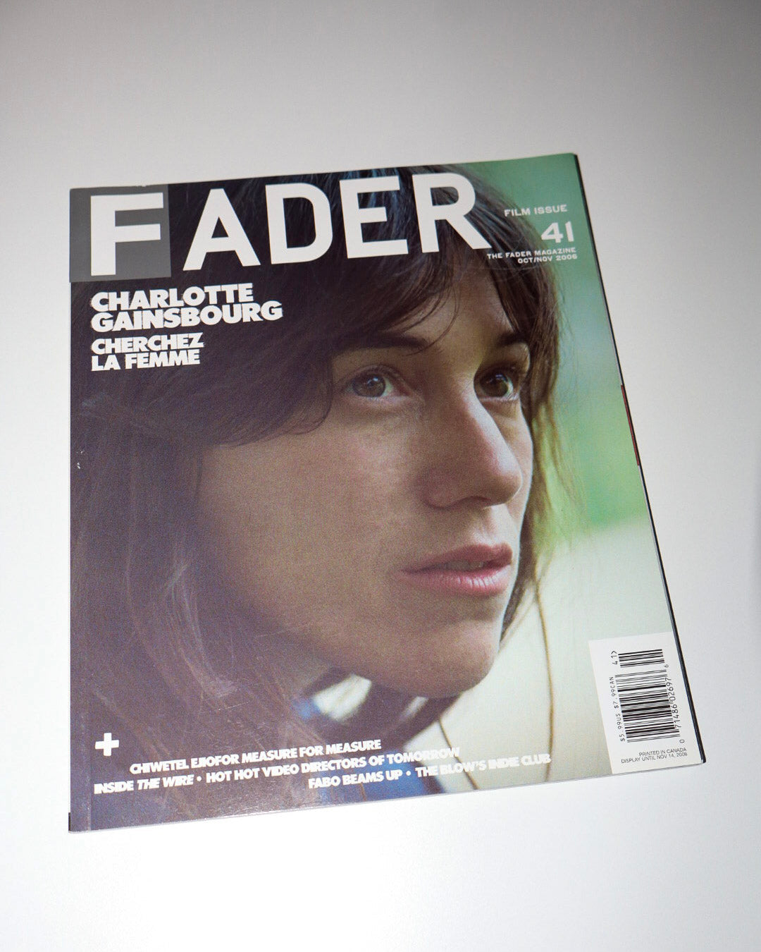 The Fader Issue 41: Charlotte Gainsbourg / Chiwetel Ejiofor