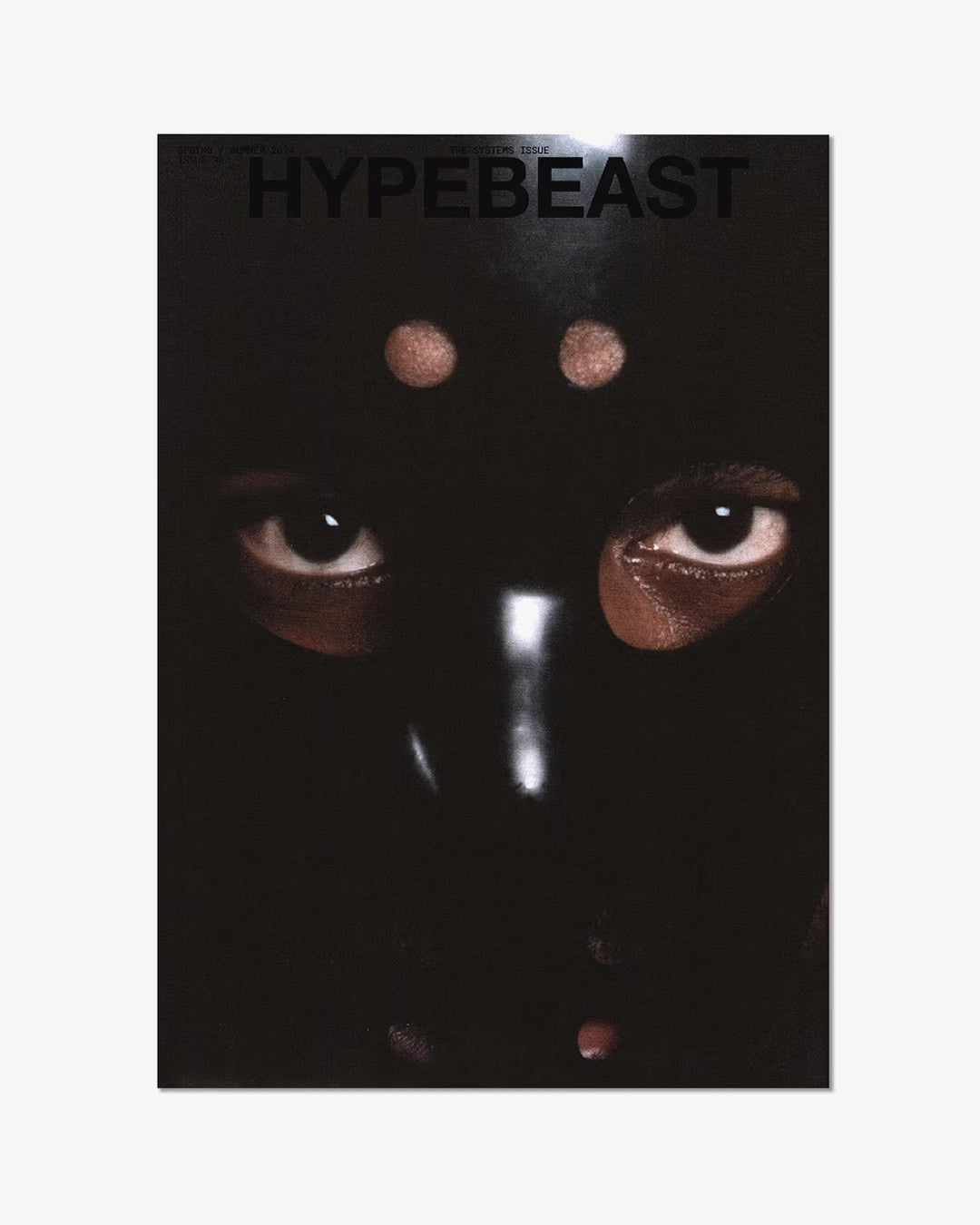 Hypebeast magazine cover with a black panther's face and eyes.
