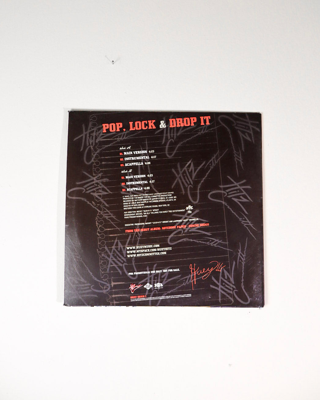 Huey "Pop Lock & Drop It" 12" Single (2006)