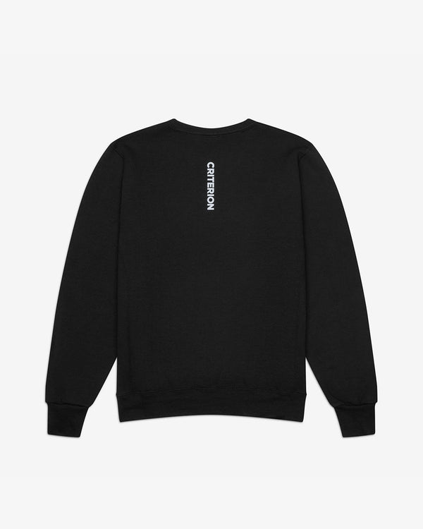 Black Criterion Crewneck