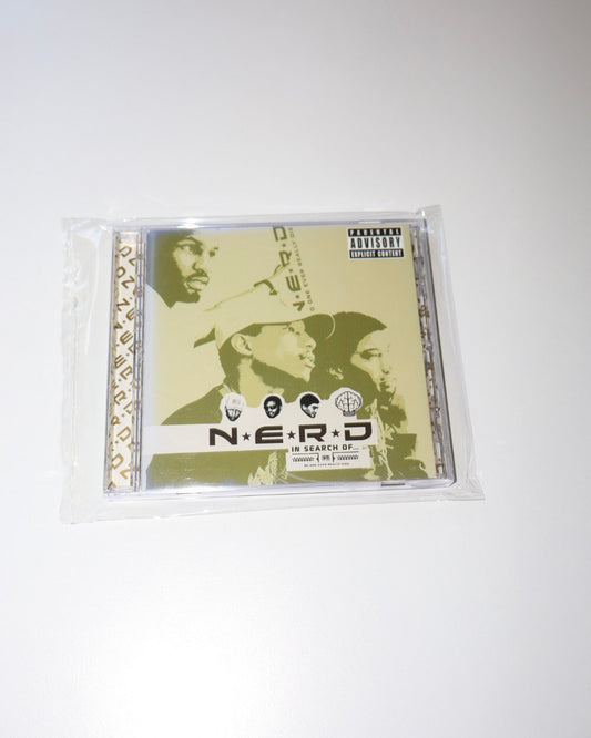 CD case with N.E.R.D. artwork on a white background