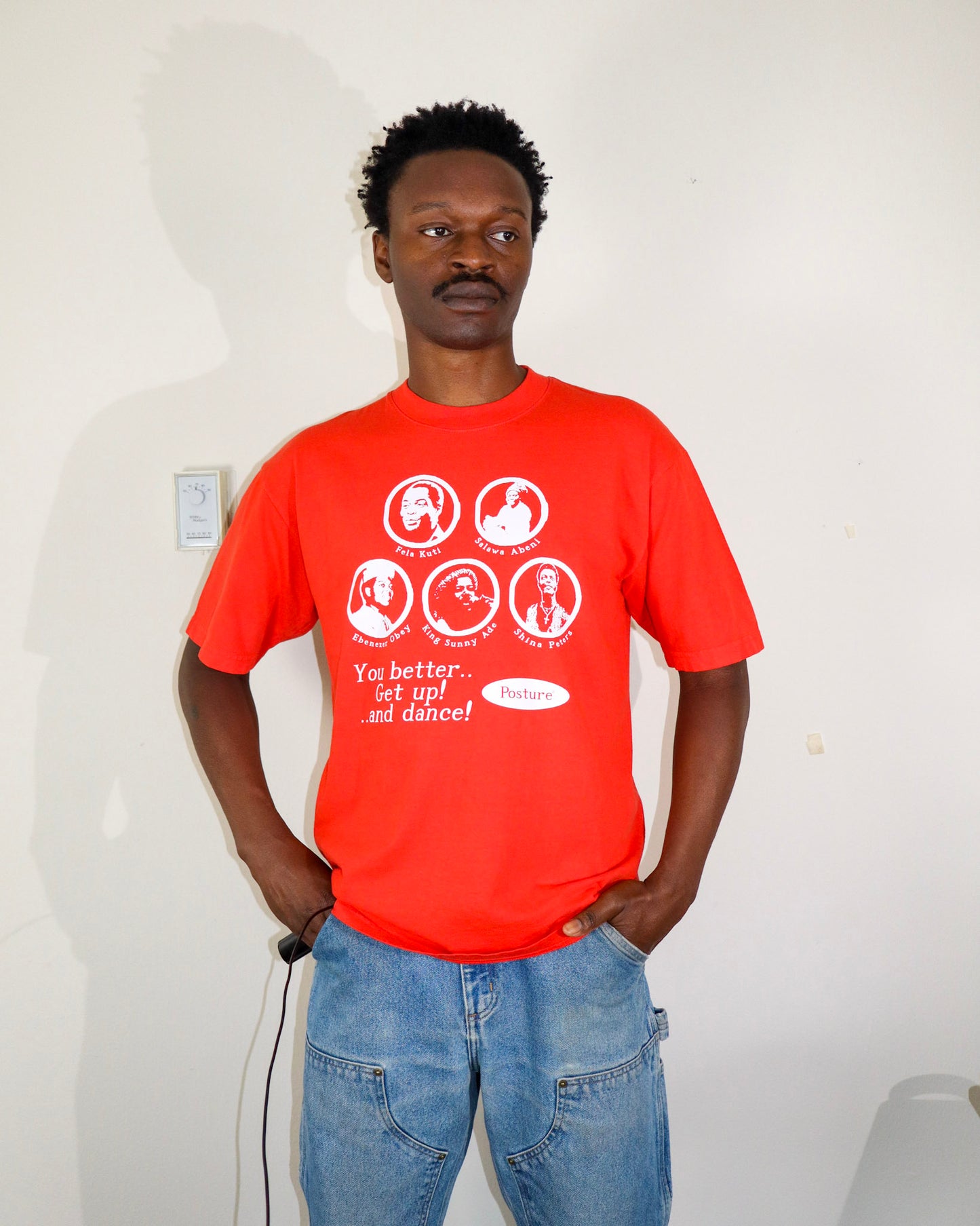 Posture Naija All Stars T-Shirt - Red