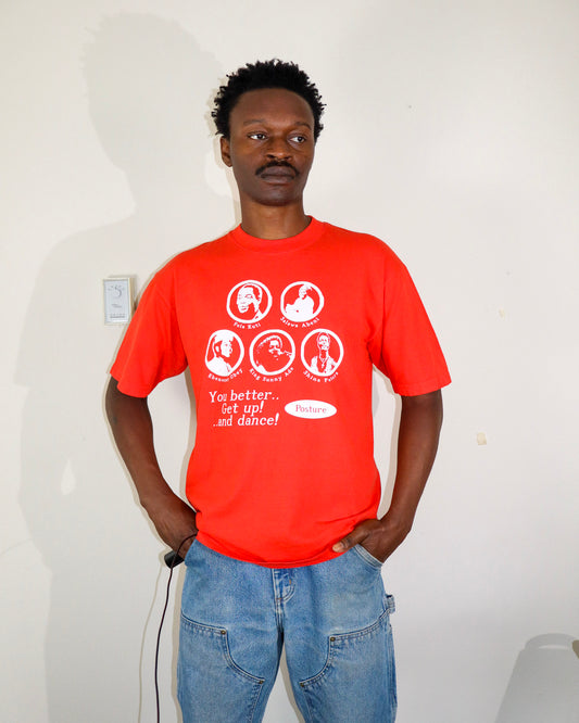 Posture Naija All Stars T-Shirt - Red