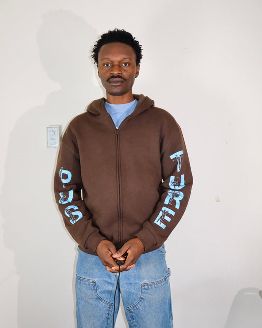 Posture's Zip Hood - Chocolate
