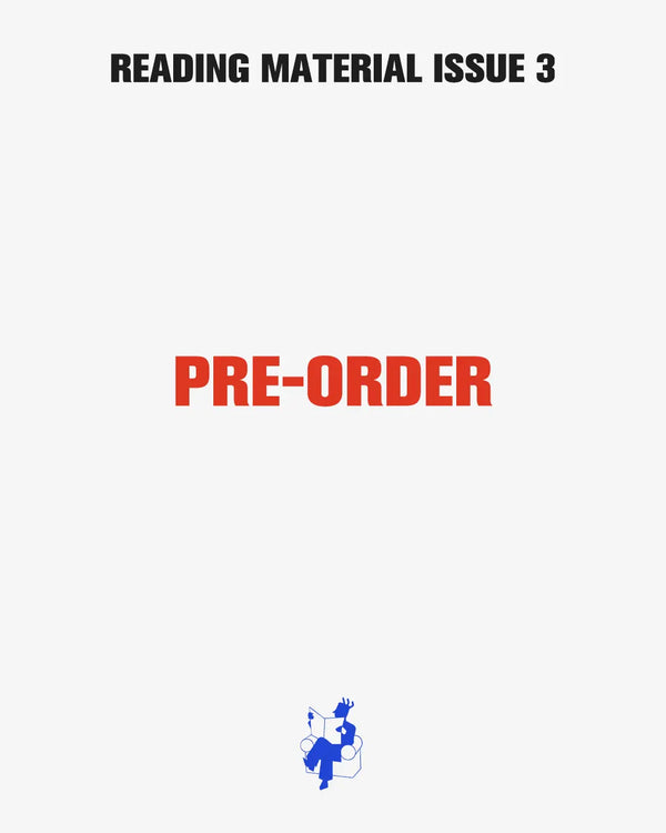 Reading Material Issue 3 - Pre-Order