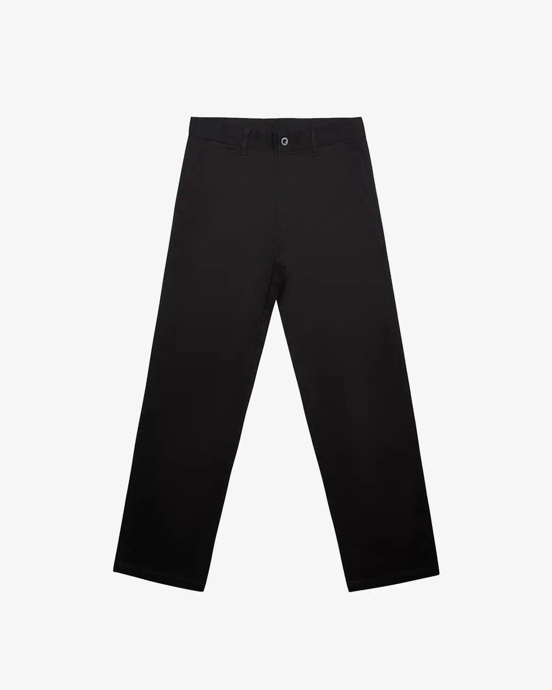 Black trousers shown flat against a light gray background.