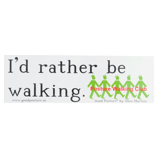 Walking Club Bumper Sticker