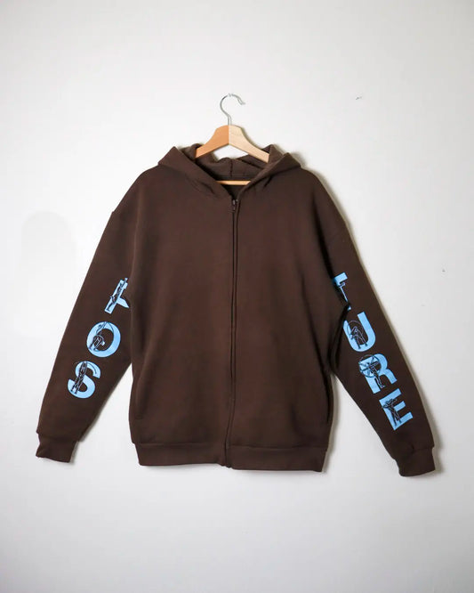 Posture's Brown Zip Hood