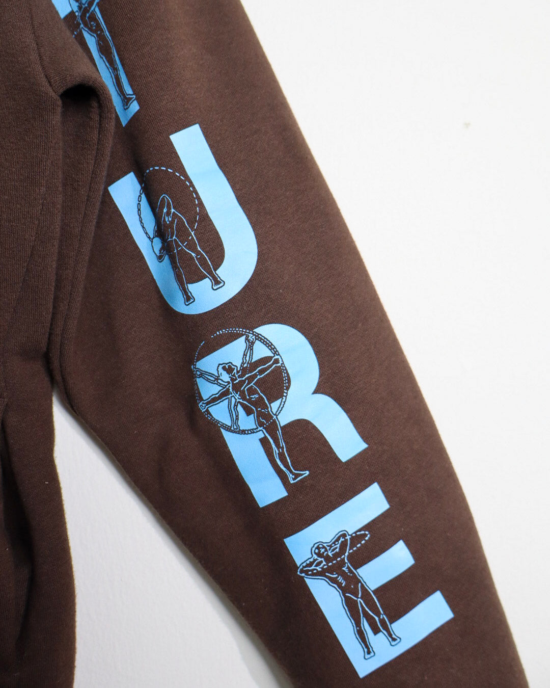 Posture's Brown Zip Hood - Detail