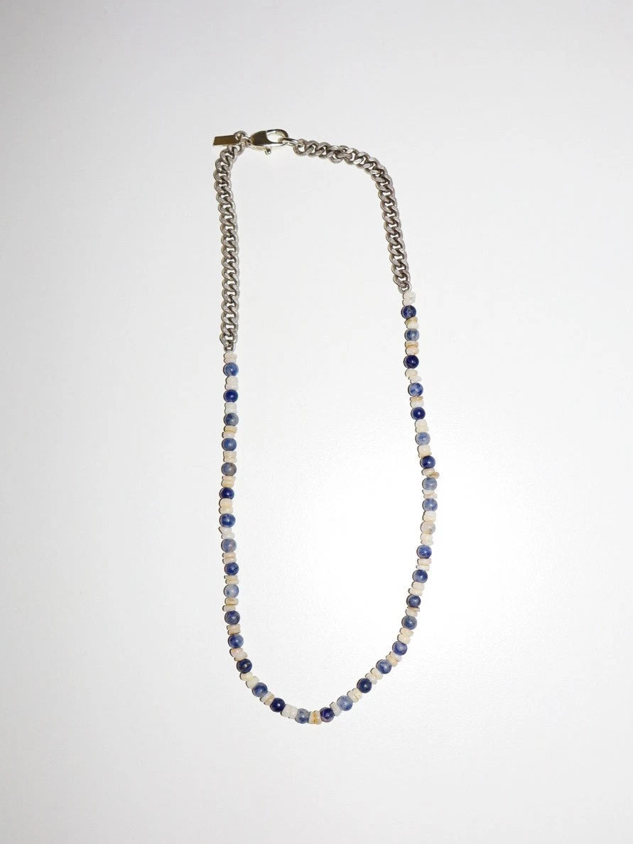 Semi-Precious Stone Chain Bracelet