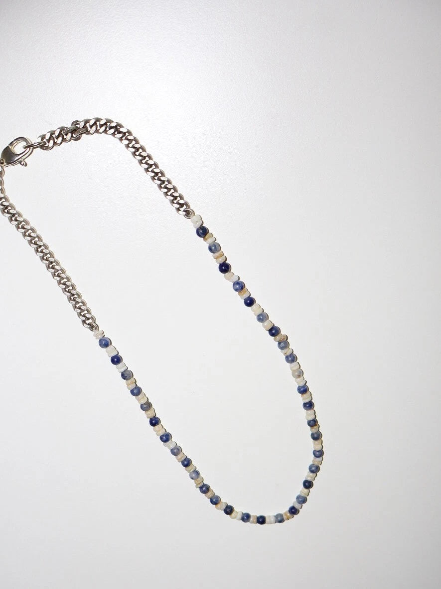 Semi-Precious Stone Chain Bracelet
