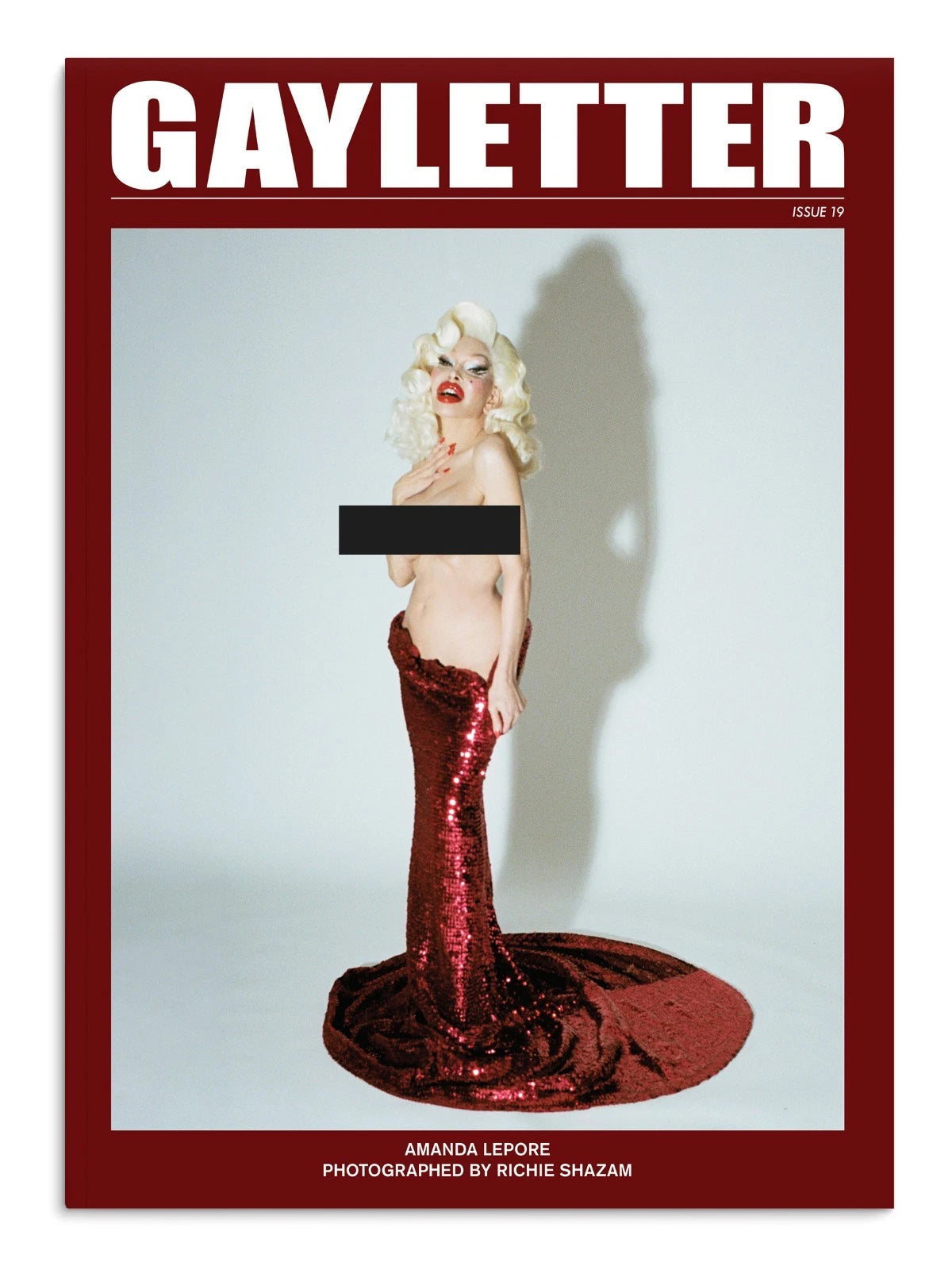 GAYLETTER ISSUE 19 - Starring AMANDA LEPORE BY RICHIE SHAZAM