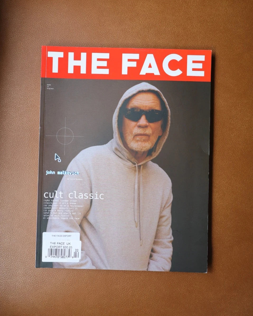 THE FACE MAGAZINE –  ISSUE 22 JOHN MALKOVICH / VYBZ KARTEL / CLAIRO