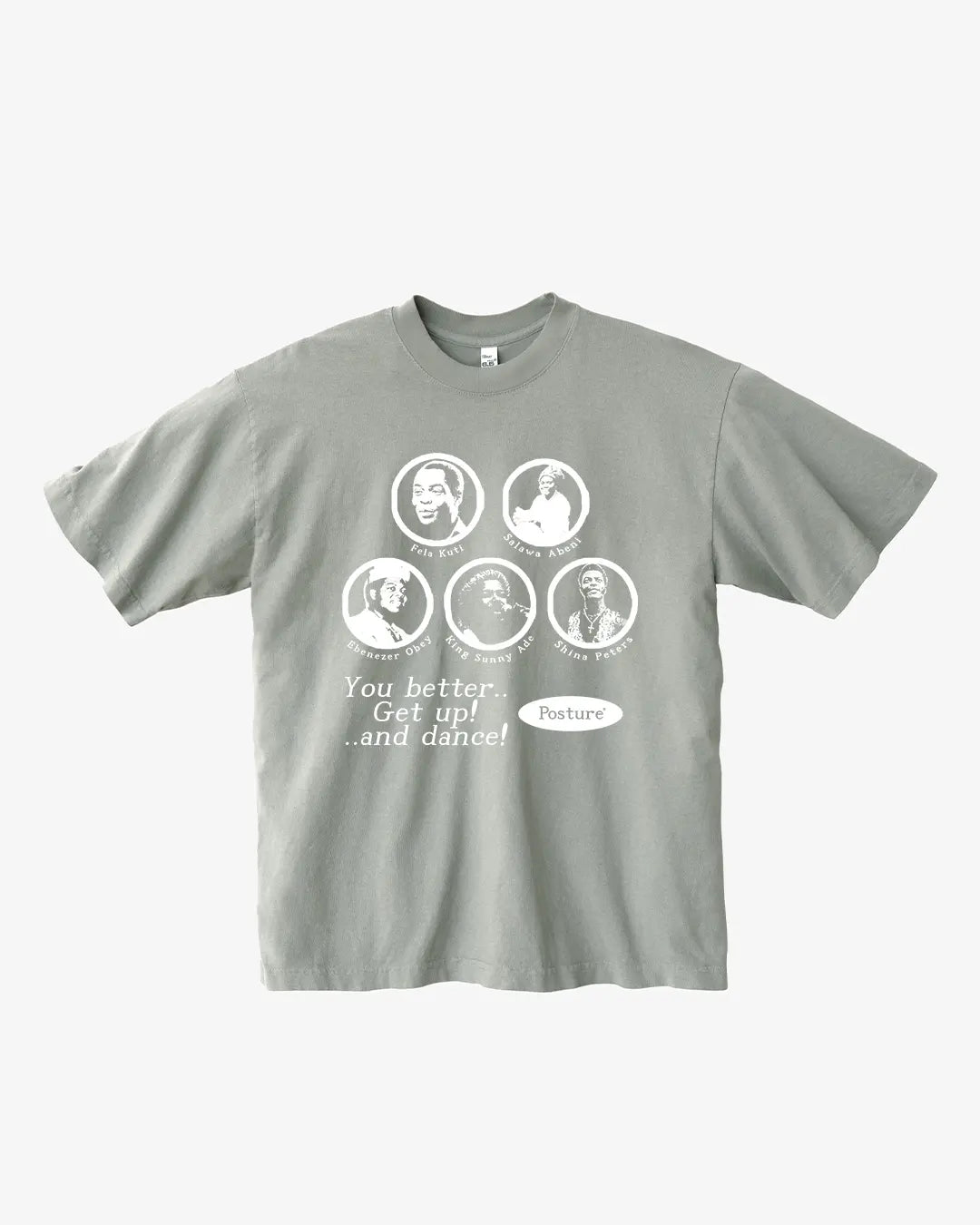 Posture Naija All Stars T-Shirt - Sage