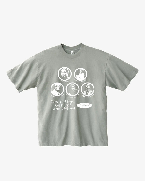 Posture Naija All Stars T-Shirt - Sage