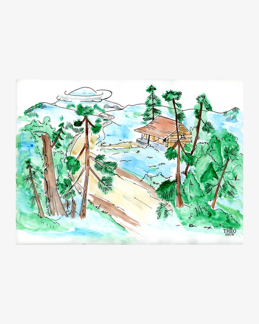 Christmas Watercolor Artwork